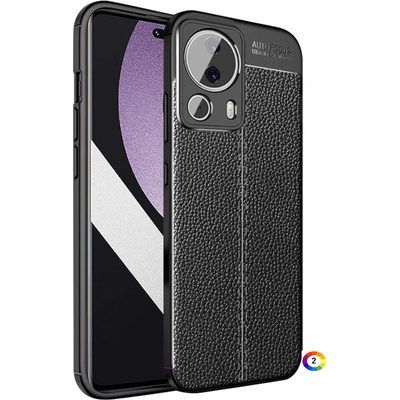 Xiaomi 13 Lite / Civi 2 5G Удароустойчив Litchi Skin Калъф и Протектор