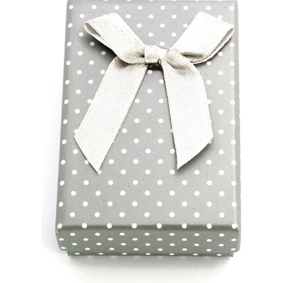 Beneto Šedá dárková krabička s puntíky KP4-8 – Zbozi.Blesk.cz
