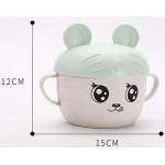 Panda Baby Био купичка от пшенични фибри Panda Baby - Зелена (3924100000 - Зелен)