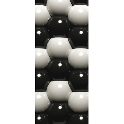 Preinterier DV0210 Fototapeta na stenu čiernobiele guľvôčky vlies 91cm x 211cm