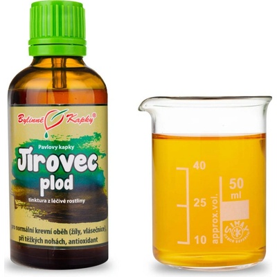 Bylinné kapky Jírovec plod bylinné kvapky tinktúra 50 ml