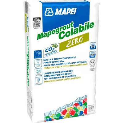 Malta vyztužená vlákny Mapei MAPEGROUT COLABILE ZERO 25 kg