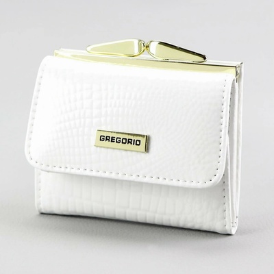Gregorio Dámska kožená peňaženka Pema biela