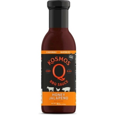 Kosmo´s Q BBQ grilovací omáčka Honey Jalapeno 439 g