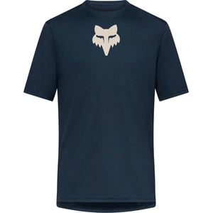 Fox Ranger ss jersey fox head Тъмносин, бежово s (33409-d17)