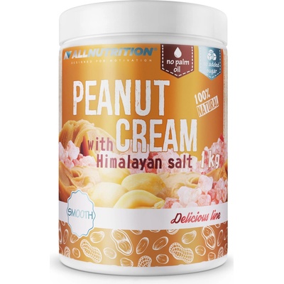 AllNutrition 100% Arašidový krém s himalájskou soľou 1 kg