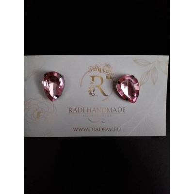 Radi handmade Обици с розови камъни (497 Рћ)