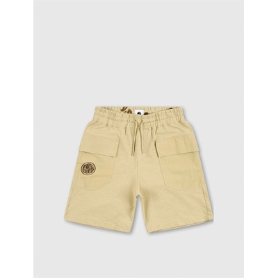 Pretty Green Поларени къси панталони Pretty Green Men's Stamford Fleece Jogger Shorts - Taupe