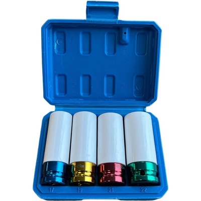 Foxgood Комплект ударни вложки 4бр 1/2 cr-mo 17 мм, 19 мм, 21 мм, 22 мм (1715-4)