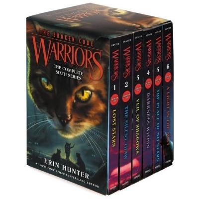 Warriors: The Broken Code 6-Book Box Set Hunter Erin