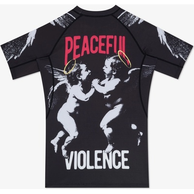 Rashguard Manto s kr.rukáv ANGELS černý