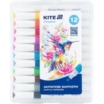 Kite Акрилен маркер Kite Creative Jumbo 12 цв (1605076-K-1290)