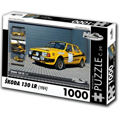 Retro-Auta č. 59 Škoda 130 LR 1984 1000 dílků
