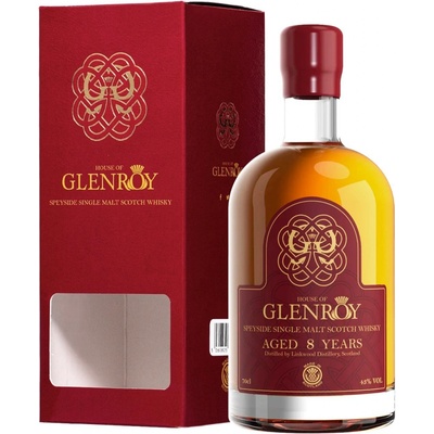 House of Glenroy 8y 43% 0,7 l (kartón)