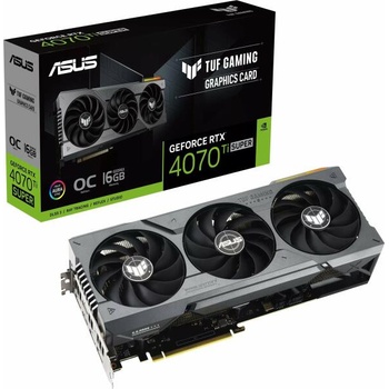 ASUS TUF Gaming GeForce RTX 4070 Ti SUPER OC 16GB GDDR6X 256bit (TUF-RTX4070TIS-O16G-GAMING/90YV0KF0-M0NA00)