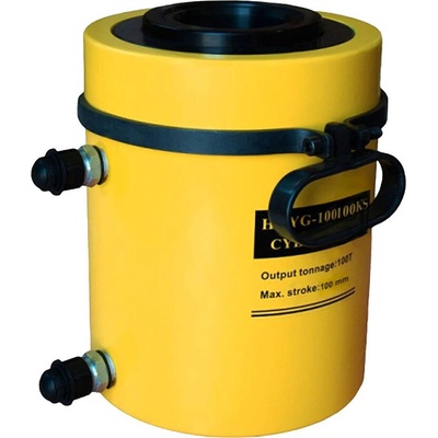 Genborx Hydraulický válec s dutým pístem dvojčinný HHYG-100100KS, 100 t