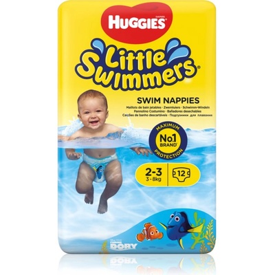 Huggies Little Swimmers 2-3 еднократни пелени за плуване 3-8 kg 12 бр