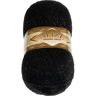 Alize Angora Gold Simli 60 černá