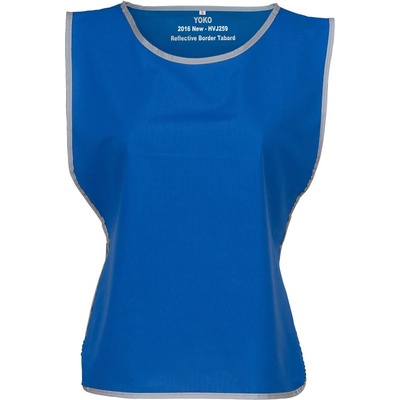 Yoko vesta HVJ259 Hi-Vis Tabard výstražná royal blue Modrá královská