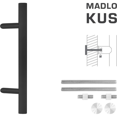 FT - MADLO kód K10 Ø 35 mm UN ks Rozteč madla: 700 mm, Dĺžka: 1000 mm, Rozmer profilu madla: Ø 30 mm