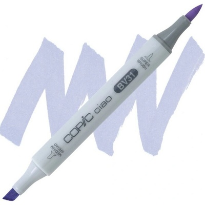 Lihová fixa COPIC Ciao oboustranná Brush & Chisel, Pale lavender (BV31)
