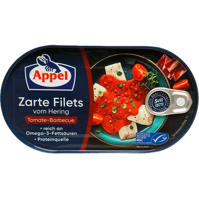 Appel sleďové filety v Barbecue a tomátové omáčce 200 g – Zboží Dáma