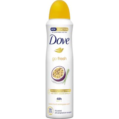 Dove Дезодорант спрей, против изпотяване Dove, Passion fruit, 48 ч, 150 мл (8720181202469)