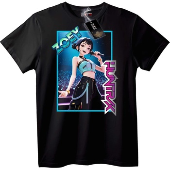 NOONEBRAND Тениска Zoey Funk аниме - S, Black