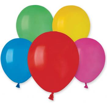 Gemar Пастелни балони - Микс от цветове 13 см 100 бр