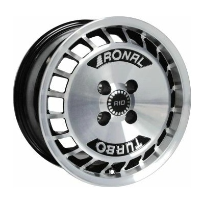 RONAL R10 TURBO 7x15 4x98 ET37 black polished