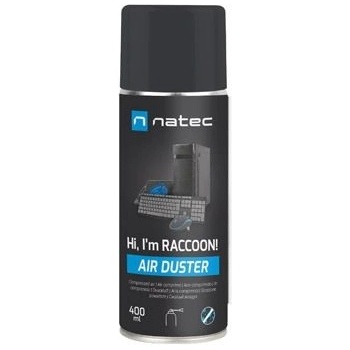 NATEC Аксесоар Natec Compressed Air Duster Raccoon 400 ml (NSC-2119)