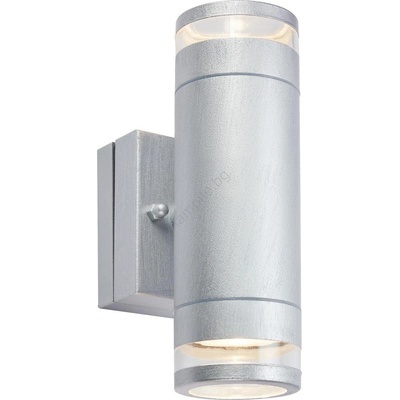 Markslöjd 109106 - LED димируемо външно стенно осветително тяло LUNO 2xLED/4, 9W/230V IP65 сребристо (ML1643)
