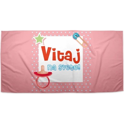 Sablio Uterák Vitaj na svete 3 30 x 50 cm