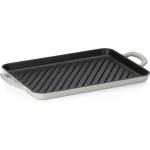 Kela Оребрена чугунена плоча за печене kela calido светлосива - 35 х 25 см (kela 12612)