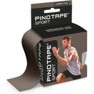 PINO PINOTAPE® Sport, коригираща лента, тъмносива, 5 см x 5 м