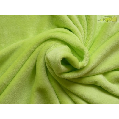 flanel fleece signálně zelený