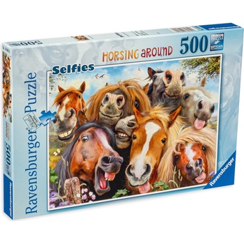 Ravensburger Пъзел Ravensburger от 500 части - Време за селфи (14695)