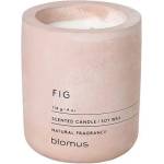 Blomus (Германия) Ароматна свещ BLOMUS FRAGA с аромат Fig - Ø6.5 х 8 см - цвят розов (BLOMUS 65650)
