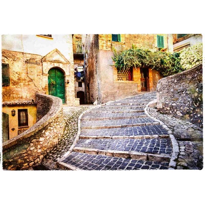 DIMEX ART Флизелинов фототапет очарователна улица 375 x 250 см