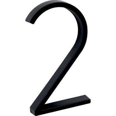 RN.125V.2.CE číslo "2"čierne Čierna