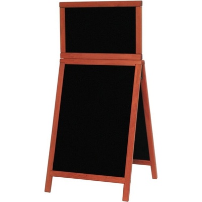 Noble Class Nabídková stojanová tabule DUPLO TOP SANDWICH 120 x 55 cm, mahagon