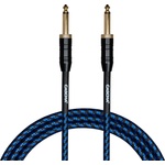 Cascha Professional Line Guitar Cable Tweed Blue 9 m Директен - Директен Инструментален кабел (CCP-G2SBL9)
