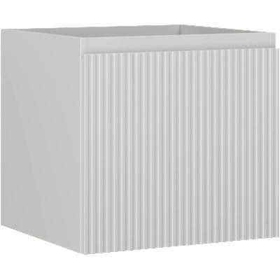 Mexen Rivel баня шкаф за мивка 50 см, 1 чекмедже, с оребрена структура, сив мат - 91A20-05047-1-BF62 (91A20-05047-1-BF62)