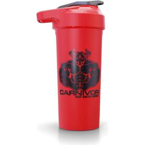 MuscleMeds Carnivor Blacked Out Bull Shaker Cup, 600 ml