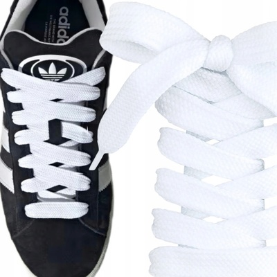 adidas Campus ploché široké silné bílé