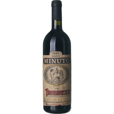 Minuto Barbaresco Riserva suché červené 1967 0,75 l (holá láhev)