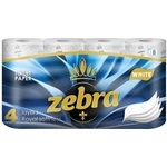 ZEBRA тоалетна хартия 4 пластова бяла 8бр (zp01102)