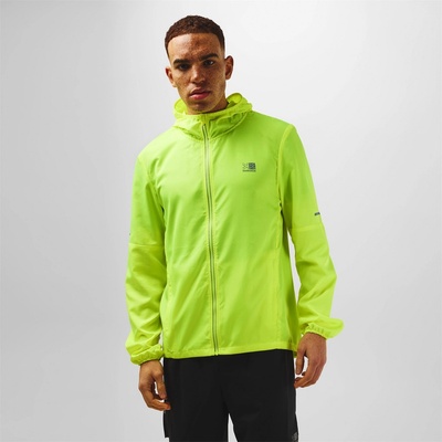 Karrimor Яке Karrimor Men's Water Resistant Hooded Long Sleeve Performance Running Jacket - Fluo Yellow