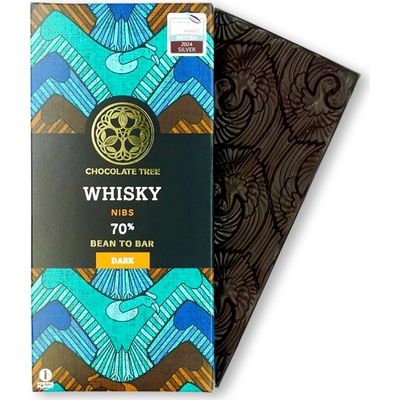 Chocolate Tree 70% hořká Peru Whisky nibs 70 g