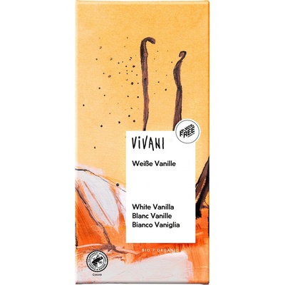 VIVANI bílá s vanilkou 80 g